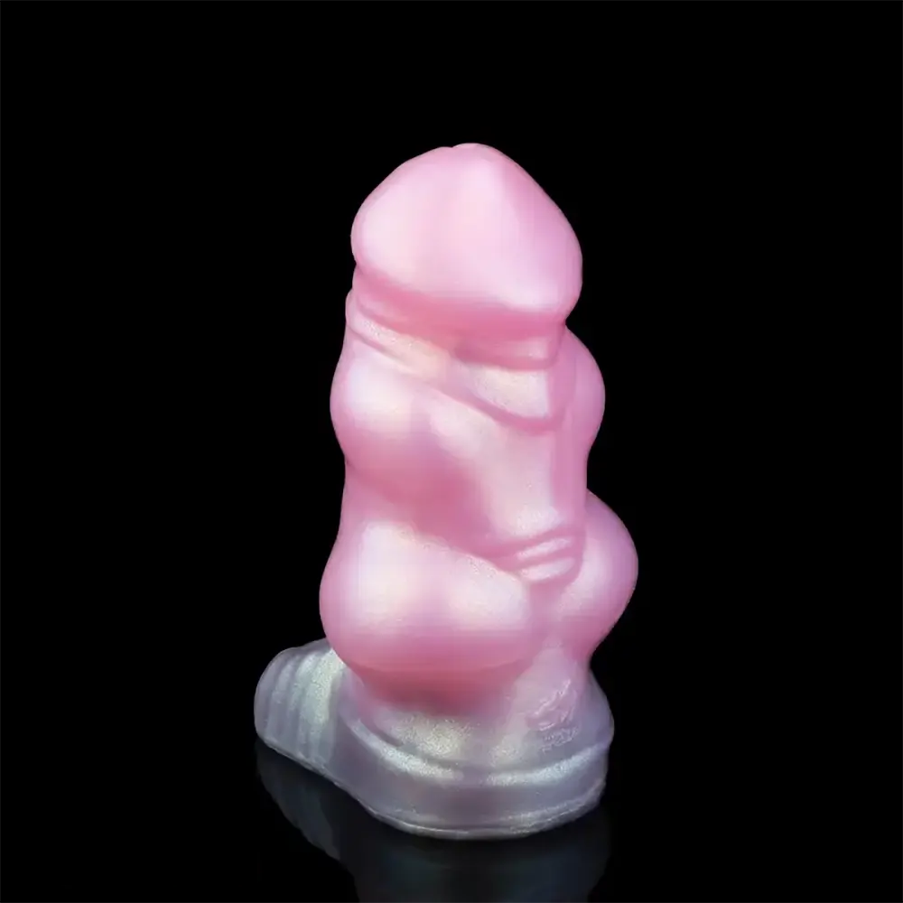 5.67in Big Knot Silicone Hollow Dildo Sheath Flexible Cock Extender