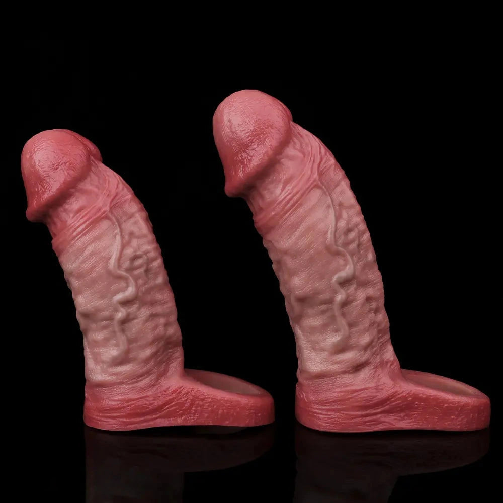 5.6in 6.42in Cock Sleeve Dildo Realistic Lifelike Blue Veins Cock Sleeve