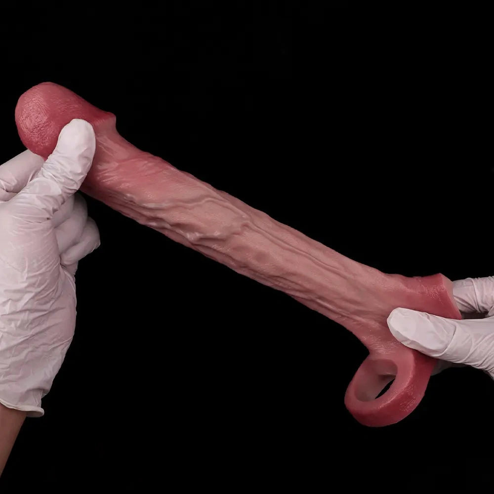 5.6in 6.42in Cock Sleeve Dildo Realistic Lifelike Blue Veins Cock Sleeve