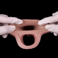 5.6in Realistic Ultra Soft Blue Veins Silicone Cock Sleeve Dildo For Women