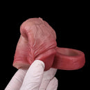 5.6in Realistic Ultra Soft Blue Veins Silicone Cock Sleeve Dildo For Women