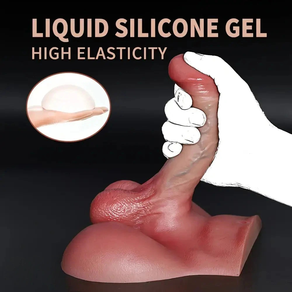 5.71in Dildo With Sex Torso Silicone Female Vaginal Stimulator Adult Sex Toy