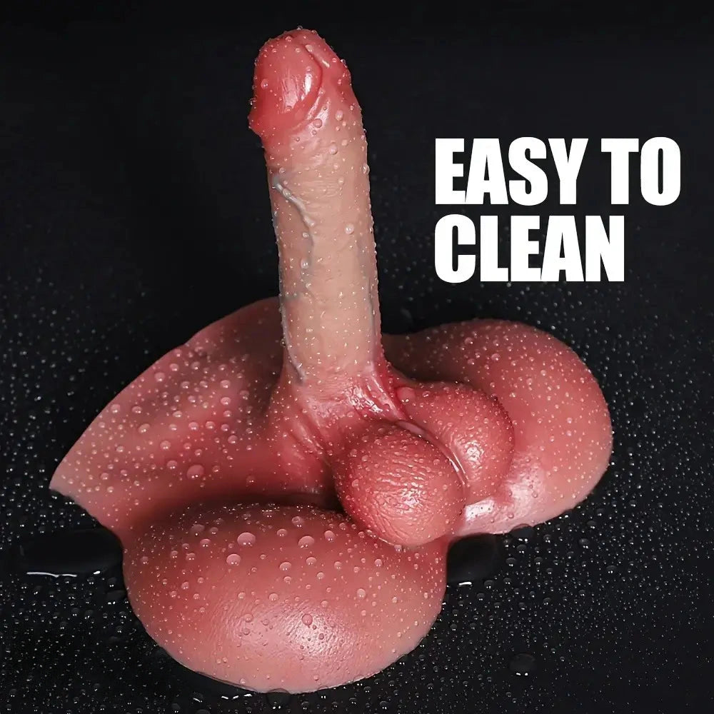 5.71in Dildo With Sex Torso Silicone Female Vaginal Stimulator Adult Sex Toy