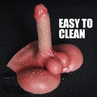 5.71in Dildo With Sex Torso Silicone Female Vaginal Stimulator Adult Sex Toy