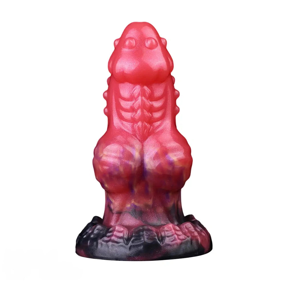 5.71in Fantasty Knot Spiked Silicone Dildo Soft Masturbator with Simulate