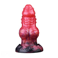 5.71in Fantasty Knot Spiked Silicone Dildo Soft Masturbator with Simulate