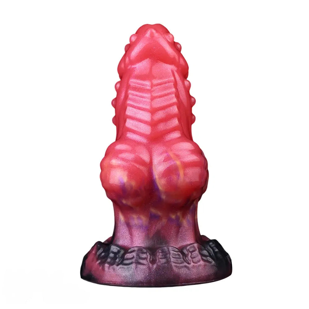 5.71in Fantasty Knot Spiked Silicone Dildo Soft Masturbator with Simulate