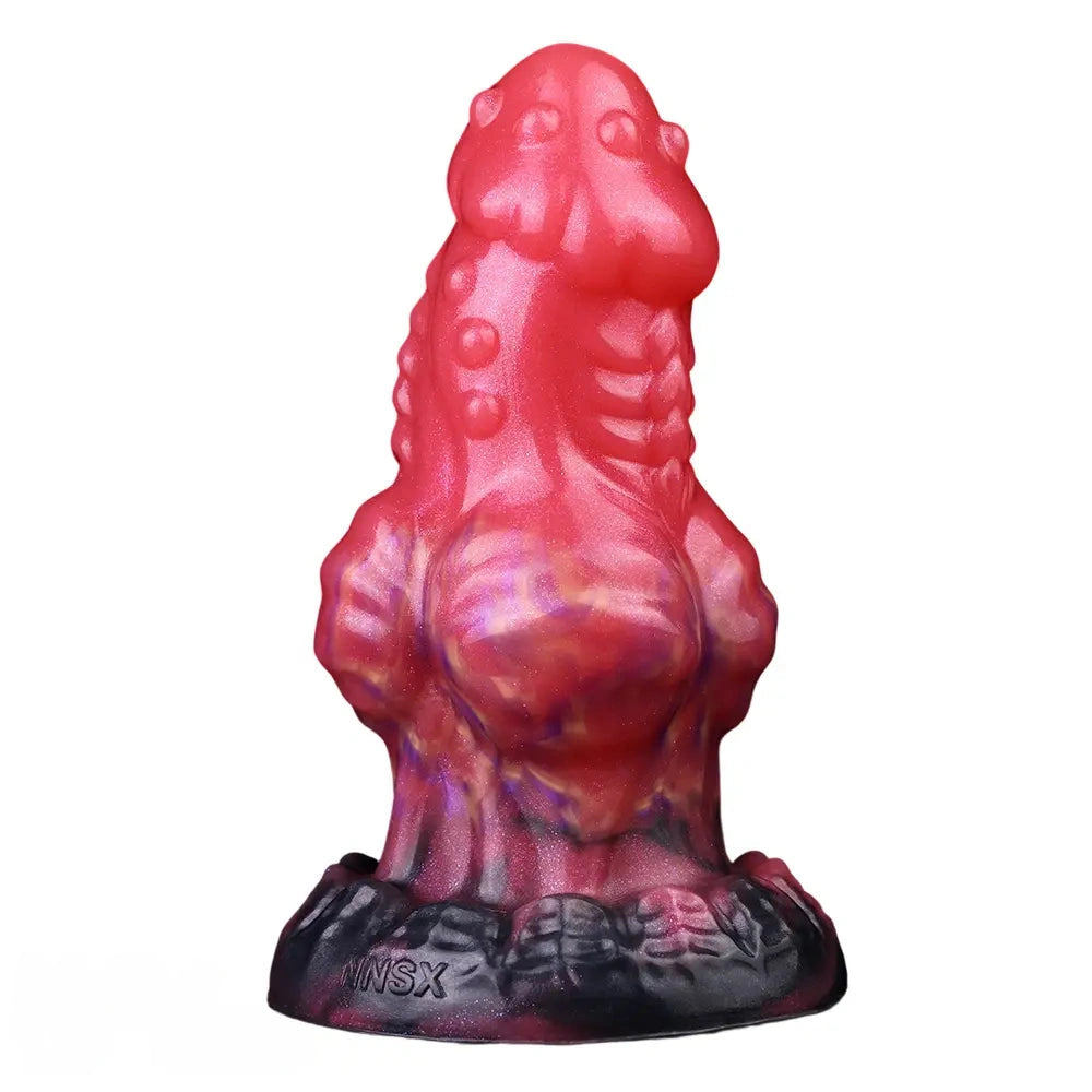 5.71in Fantasty Knot Spiked Silicone Dildo Soft Masturbator with Simulate