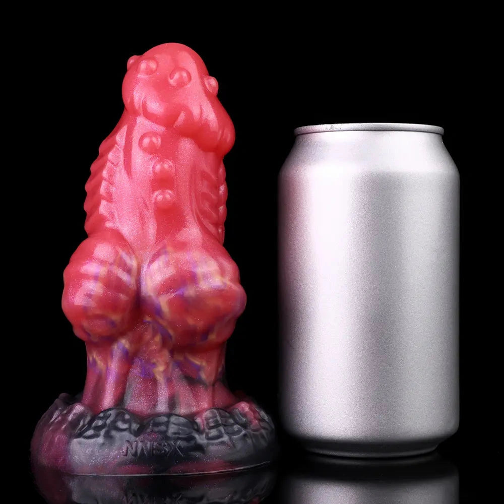 5.71in Fantasty Knot Spiked Silicone Dildo Soft Masturbator with Simulate