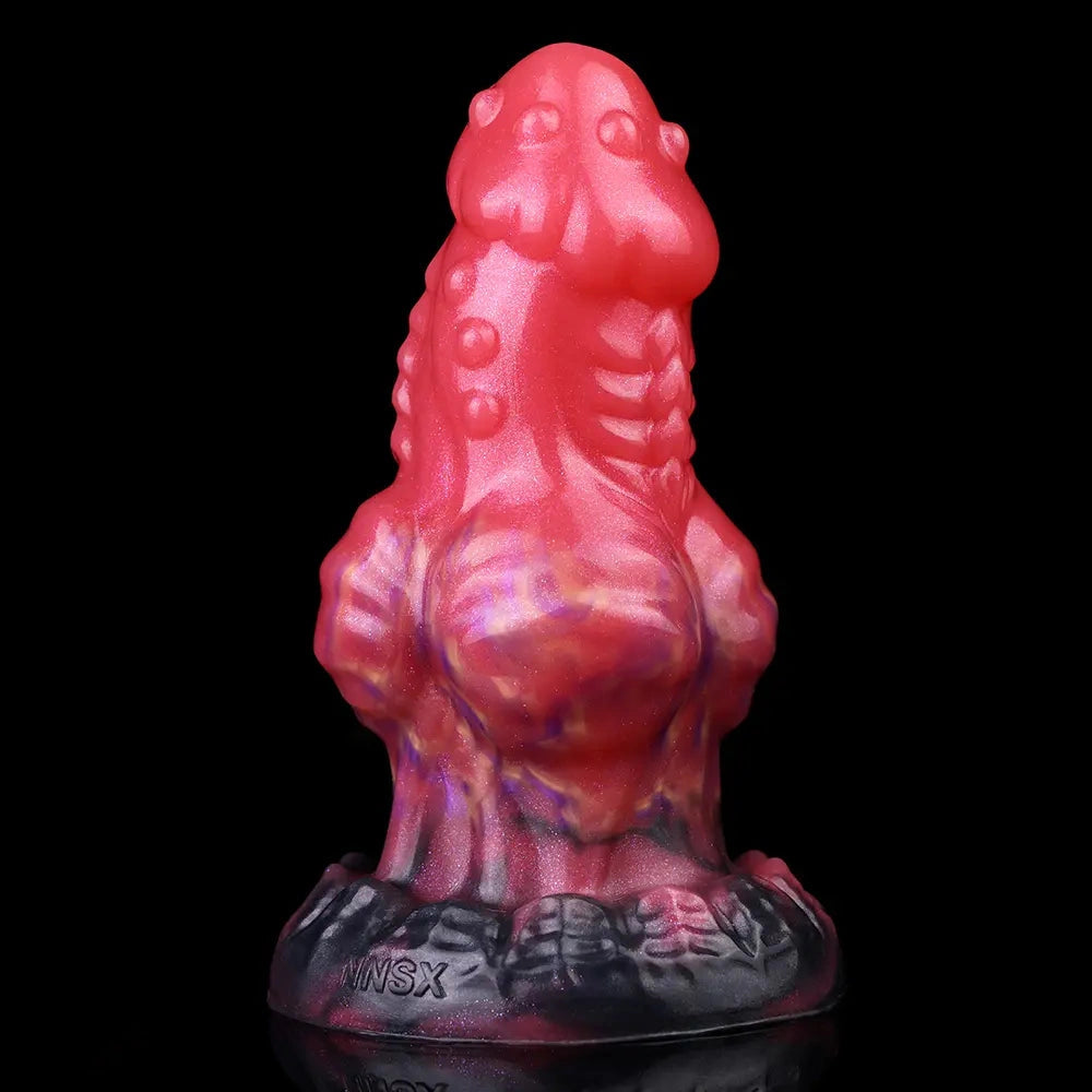 5.71in Fantasty Knot Spiked Silicone Dildo Soft Masturbator with Simulate
