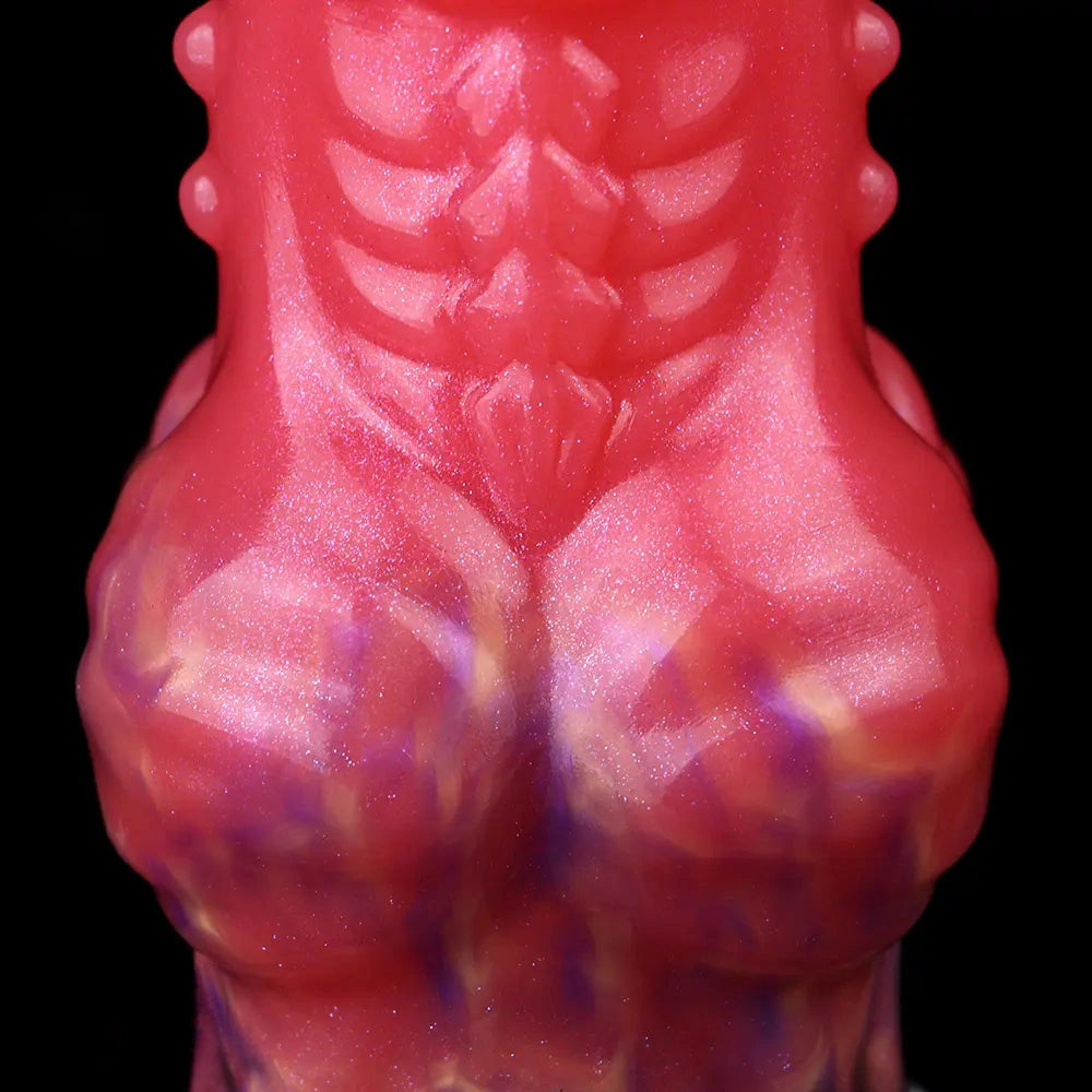 5.71in Fantasty Knot Spiked Silicone Dildo Soft Masturbator with Simulate