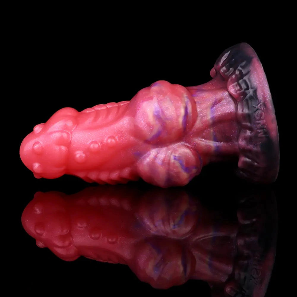 5.71in Fantasty Knot Spiked Silicone Dildo Soft Masturbator with Simulate