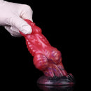 5.71in Fantasty Knot Spiked Silicone Dildo Soft Masturbator with Simulate