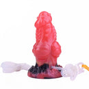 5.71in Fantasy Knot Spiked Silicone Soft Inflatable Spraying Water Dildo