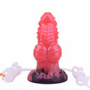 5.71in Fantasy Knot Spiked Silicone Soft Inflatable Spraying Water Dildo