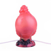 5.71in Fantasy Knot Spiked Silicone Soft Inflatable Spraying Water Dildo