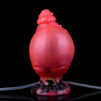 5.71in Fantasy Knot Spiked Silicone Soft Inflatable Spraying Water Dildo
