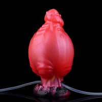 5.71in Fantasy Knot Spiked Silicone Soft Inflatable Spraying Water Dildo