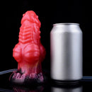 5.71in Fantasy Knot Spiked Silicone Soft Inflatable Spraying Water Dildo