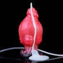 5.71in Fantasy Knot Spiked Silicone Soft Inflatable Spraying Water Dildo