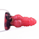 5.71in Fantasy Knot Spiked Silicone Soft Inflatable Spraying Water Dildo