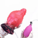5.71in Fantasy Knot Spiked Silicone Soft Inflatable Spraying Water Dildo