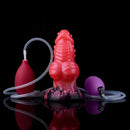 5.71in Fantasy Knot Spiked Silicone Soft Inflatable Spraying Water Dildo