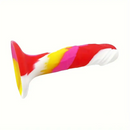 5.71in Silicone Soft Rainbow Cock Dildo For Increased Stimulation
