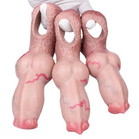 5.74in 6.53in 7.16in Realistic Dog Dildo Sleeve Enhance Intimate Moments