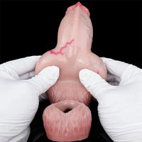 5.74in 6.53in 7.16in Realistic Dog Dildo Sleeve Enhance Intimate Moments