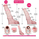 5.74in 6.92in Horse Cock Dildo Sleeve Real Skin Sleek Intimate Accessory