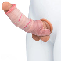 5.74in 6.92in Horse Cock Dildo Sleeve Real Skin Sleek Intimate Accessory