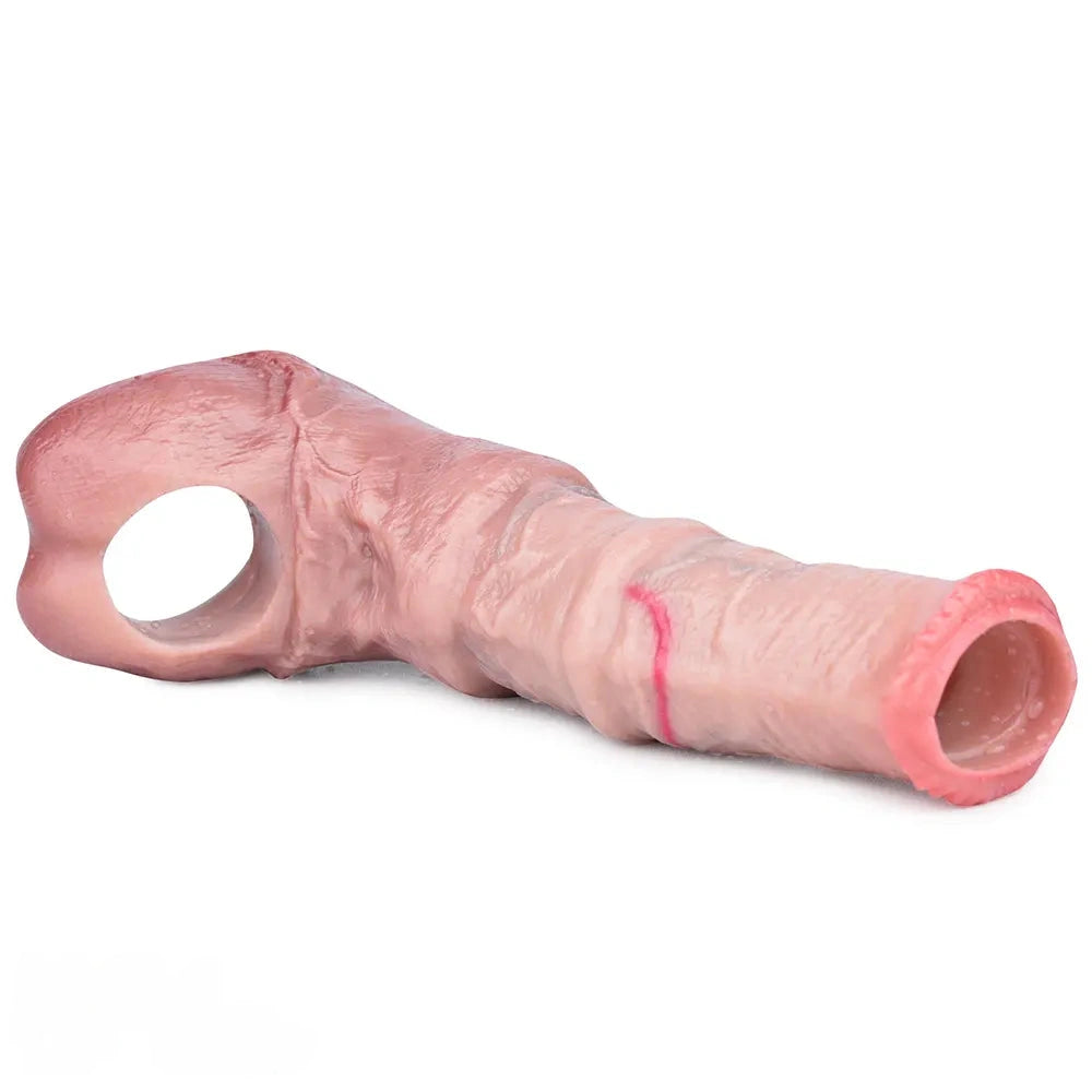 5.74in 6.92in Horse Cock Dildo Sleeve Real Skin Sleek Intimate Accessory