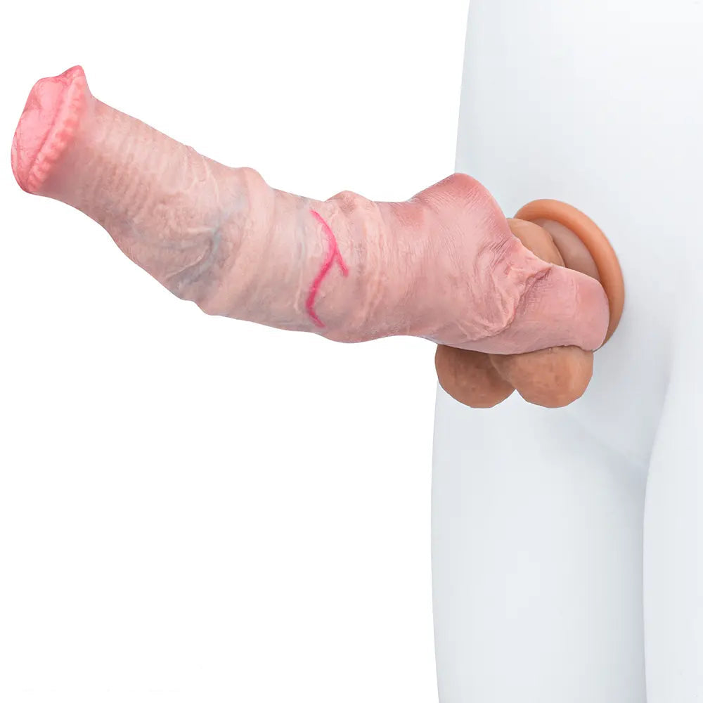 5.74in 6.92in Horse Cock Dildo Sleeve Real Skin Sleek Intimate Accessory