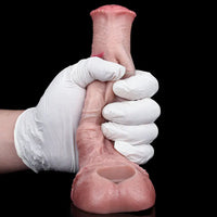 5.74in 6.92in Horse Cock Dildo Sleeve Real Skin Sleek Intimate Accessory