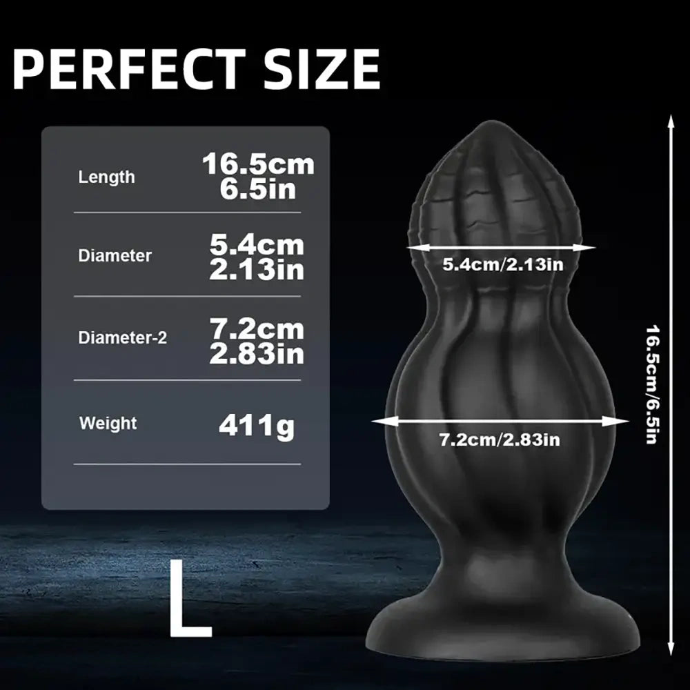 5.75in 6.5in Silicone Anal Plug Dildo Masturbator For Men Women