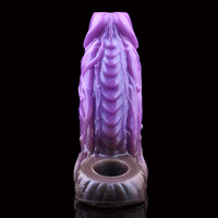 5.78in Beast Creature Fantasy Hollow Dildo Sleeve For Penis Enlargement