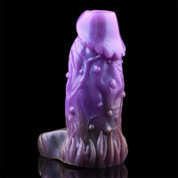 5.78in Beast Creature Fantasy Hollow Dildo Sleeve For Penis Enlargement