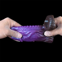 5.78in Beast Creature Fantasy Hollow Dildo Sleeve For Penis Enlargement