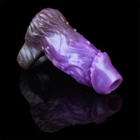 5.78in Beast Creature Fantasy Hollow Dildo Sleeve For Penis Enlargement