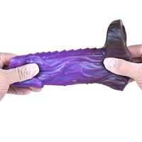 5.78in Beast Creature Fantasy Hollow Dildo Sleeve For Penis Enlargement