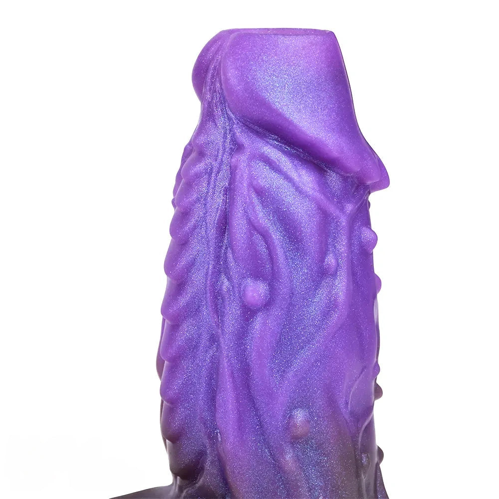 5.78in Beast Creature Fantasy Hollow Dildo Sleeve For Penis Enlargement
