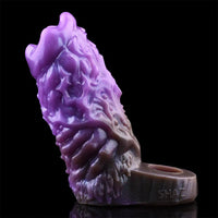 5.78in Dragon Beast Creature Fantasy Hollow Silicone Soft Dildo Cock Sleeve