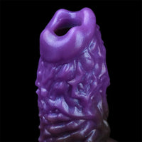 5.78in Dragon Beast Creature Fantasy Hollow Silicone Soft Dildo Cock Sleeve