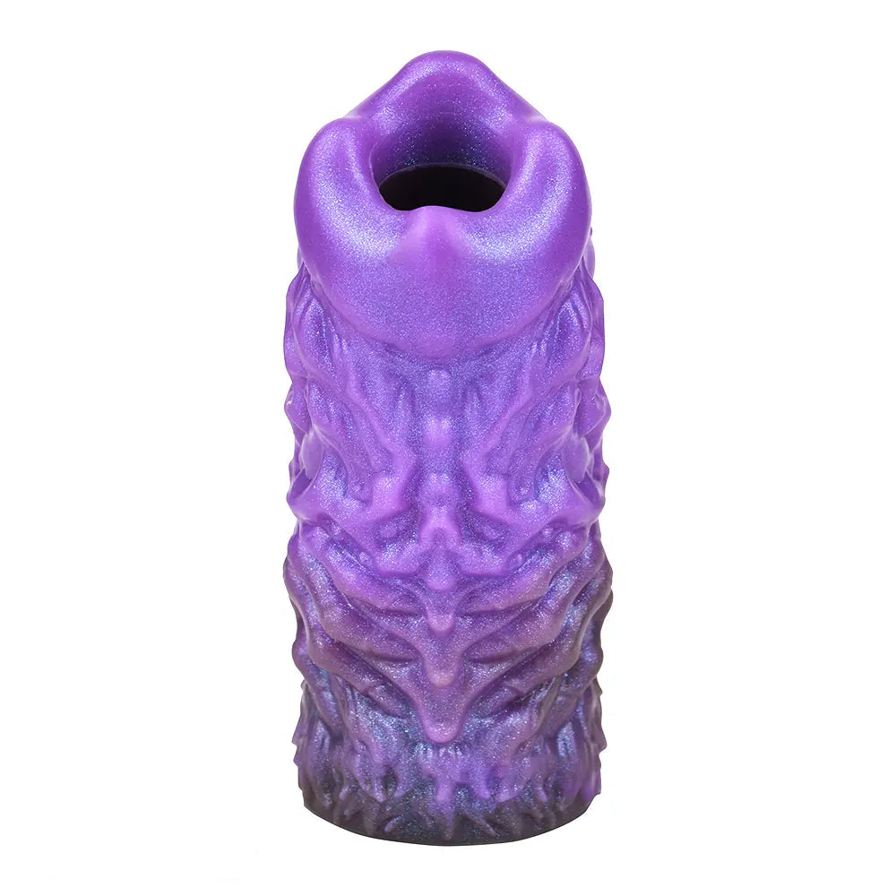5.78in Dragon Beast Creature Fantasy Hollow Silicone Soft Dildo Cock Sleeve