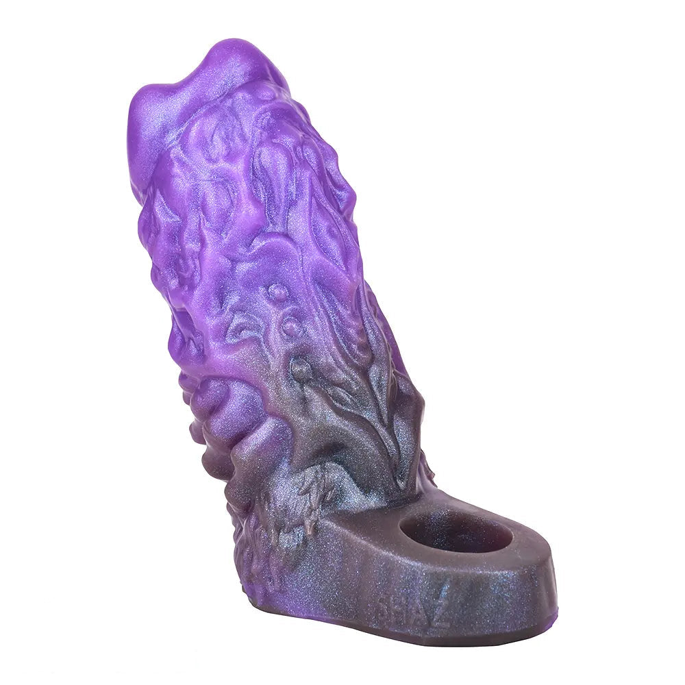 5.78in Dragon Beast Creature Fantasy Hollow Silicone Soft Dildo Cock Sleeve