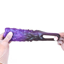 5.78in Dragon Beast Creature Fantasy Hollow Silicone Soft Dildo Cock Sleeve