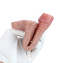 5.78in Real Skin Silicone Cock Sleeve Dildo Penis Sex Toy For Men Women