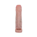 5.78in Real Skin Silicone Cock Sleeve Dildo Penis Sex Toy For Men Women
