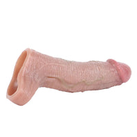5.78in Realistic Feeling Silicone Soft Penis Sleeve Dildo For Enlargement Toy